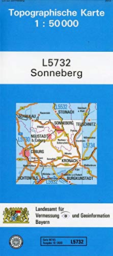 TK50 L5732 Sonneberg: Topographische Karte 1:50000 (TK50 Topographische Karte 1:50000 Bayern) von Landesamt für Digitalisierung, Breitband und Vermessung, Bayern